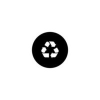 återvinna ikon vektor. återvinning tecken symbol illustration vektor