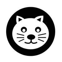 Katze-Symbol vektor