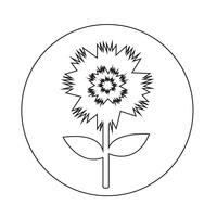 Blumen-Symbol vektor