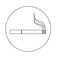 Cigarettikonen vektor