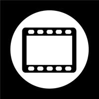 Videofilm-Symbol vektor