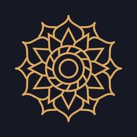 lyx mandala bakgrund, dekorativ bakgrund med en elegant mandala design, lyx mandala islamisk bakgrund med arabesk mönster, dekorativ bakgrund. vektor