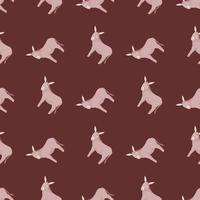 nahtloses Muster des Esels. Haustiere auf buntem Hintergrund. vektorillustration für textilien. vektor