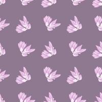 nahtloses muster der magnolie. romantischer Blumenhintergrund. vektor