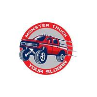 Monster-Truck-Logo, Hot-Wheel-Logo vektor