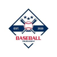 Baseball-Emblem-Logo, Sport-Logo vektor