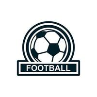 fotboll vektor, sport logotyp vektor