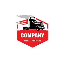 Diesel-Service-Logo, Industrie-Logo vektor