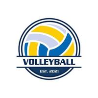 Volleyball-Logo, Sport-Logo-Vektor vektor