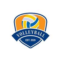 Volleyball-Vektor, Sport-Logo-Vektor vektor