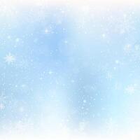 Abstrakter Weihnachtshintergrund mit Schneeflocken. Blauer eleganter Winterhintergrund vektor