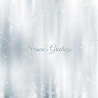 Abstrakt julbakgrund med snöflingor. Blå Elegant Vinterbakgrund vektor
