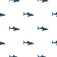Walhai Musterdesign im skandinavischen Stil. Meerestiere Hintergrund. vektorillustration für kinder lustiges textil. vektor