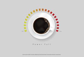 Kaffeaffisch Annons Flayers Vektorillustration vektor