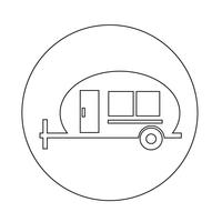 Recreation Vehicle Icon vektor