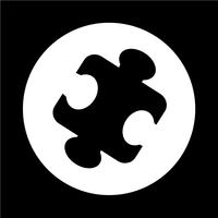 Puzzle-Symbol vektor