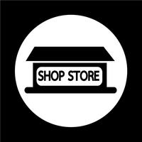 Shop Store-Symbol vektor