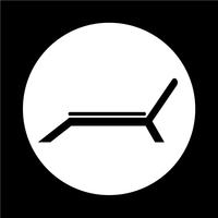 Strandkorb-Symbol vektor