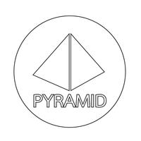 Pyramide-Symbol vektor