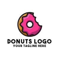 Donuts Kuchen modernes Logo-Konzept vektor