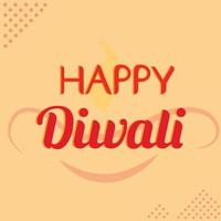 Happy Diwali Luxus-Grußkarten-Set. Indien Festival of Lights Urlaubseinladungen Vorlagensammlung mit handgezeichneten Schriftzügen und goldenen Diya-Lampen. Vektor-Illustration. vektor