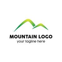 Berg Logo modernes Designkonzept vektor