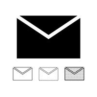 E-Mail-Mail-Symbol Vektor