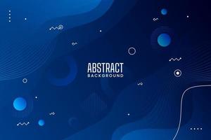 abstrakter blauer Farbverlauf mit geometrischen Formen, Zusammensetzungshintergrund für Banner, Poster, Tapeten, Präsentationsdesign vektor