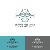 Yoga Lotus Pose Blume Logo Design Vektor Vorlage. Gesundheit Beauty Spa Logo Konzept Symbol.