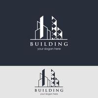 mall desain vektor logotyp bangunan