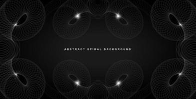 abstraktes spiralförmiges Hintergrunddesign vektor