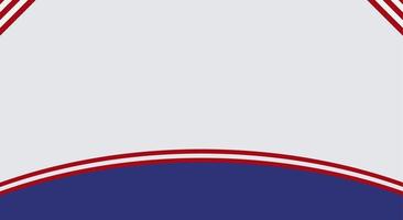 abstrakter Hintergrund mit Elementen der amerikanischen Flagge in roten und blauen Farben vektor