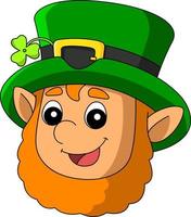 Saint Patricks Day Kobold Cartoon Clipart Vektor