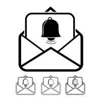 email och mail icon vector