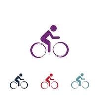Fahrrad-Logo-Vektor vektor