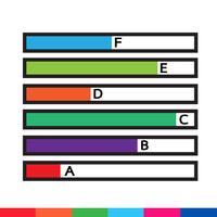 Ikon för företagsdata grafik vektor