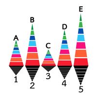 Geschäftsdaten-Diagramm-Symbol vektor