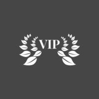 vip logotyp ikon symbol vektor konst