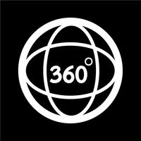 360-Grad-Symbol vektor