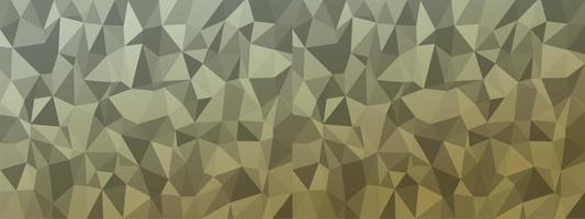 Low-Poly-abstrakter Hintergrund. dunkle Naturfarben chaotische Dreiecke mit variabler Größe und Rotation. minimalistisches Layout für die Website-Broschüre der Visitenkarten-Landingpage-Tapete. trendiger Vektor eps10