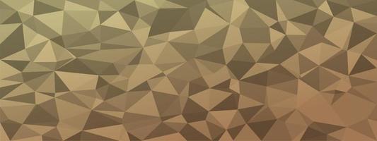 Low-Poly-abstrakter Hintergrund. dunkle Naturfarben chaotische Dreiecke mit variabler Größe und Rotation. minimalistisches Layout für die Website-Broschüre der Visitenkarten-Landingpage-Tapete. trendiger Vektor eps10