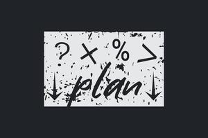 Planen Sie Typografie-T-Shirt-Design vektor