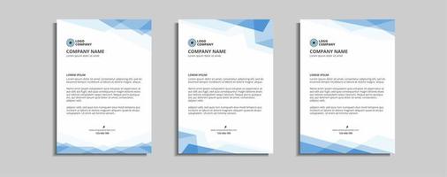 modernes Corporate-Briefkopf-Template-Design vektor