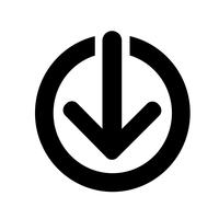 Zeichen des Download-Symbols