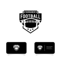 American-Football-Abzeichen Champions League-Logo vektor