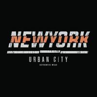 newyork illustration typografi. perfekt för t-shirtdesign vektor