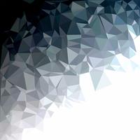 Gray White Polygonal Background, kreative Design-Schablonen vektor