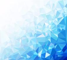 Blå polygonalmosaik bakgrund, kreativa designmallar vektor