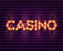 casino retro banner mall vektor