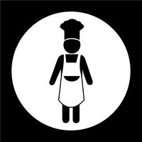Koch Menschen Symbol vektor